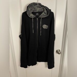 Florida Gators Colosseum Black Zip-Up Hoodie with Camo Hood